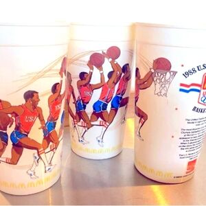 Rare 1988 Olympics Harlem Globetrotters McDonald’s cups